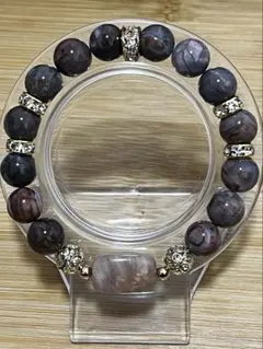 77.瑪瑙とアラシャンのブレスレット