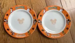 ディズニー ハロウィン プレート 2枚セット