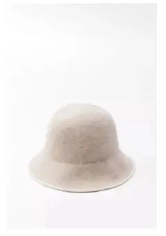 ウールブレンドバケットハット　ZARA