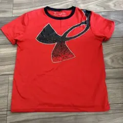 Under Armour 赤 Tシャツ YMD / JM / M アンダーマー