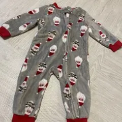 サンタクロース柄ロンパース 95cm以下