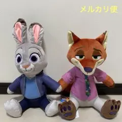 ズートピア2 Lぬいぐるみ【ジュディ・ニック】2点セット