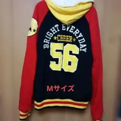 カジュアルパーカー 赤黒 56 CHEER