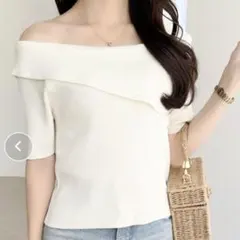 アシンメトリー ニット