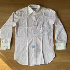 【美品】Cucitura スリムフィット Mサイズ 長袖シャツ ピンク
