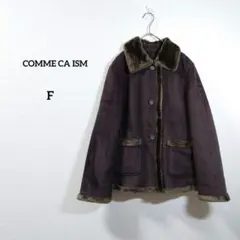 ☆　COMME CA ISM　フェイクムートン　スエード　　アウター　レディース