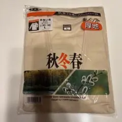 グンゼ 長袖U首 厚手 Tシャツ Lサイズ