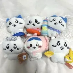 ちいかわ ハチワレ ぬいぐるみキーホルダー 6個セット