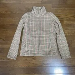 ベージュ フリースジャケット