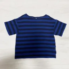 未使用✨ユニクロ　110㎝　半袖　カットソー　Tシャツ　ボーダー　男の子