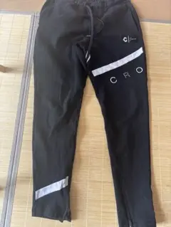 CRONOS ジョガーパンツ 黒M