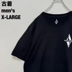 古着 SKECHERS スケッチャーズ Tシャツ シンプル ロゴ ブラック XLのサムネイル