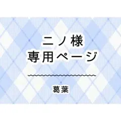 ニノ様　専用ページ