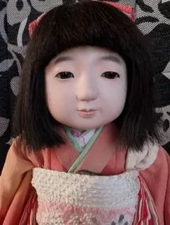 市松人形 女の子 無銘 骨董 昭和初期 伝統工芸品 アンティークドール