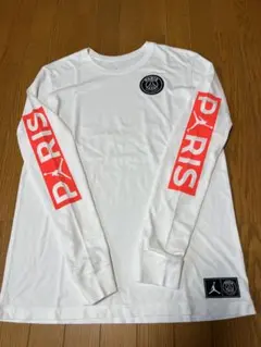 Jordan パリ　サンジェルマン　ロンT ホワイト　Ｌ　PSG ナイキ