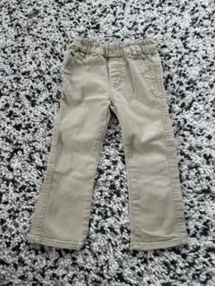 90 パンツ ポケット付き無印良品 長ズボン チノパン ベージュ ストレッチ