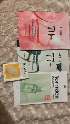 Anua 70+ 77+ Torriden シートマスクセット