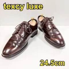 asics texcy luxe TU-7040 ダークブラウン 24.5 革靴