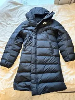 洗濯機ok!! Nike フード付き ブラック ダウンジャケット