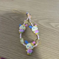 ウサハナ ビーズストラップ(トキメキぽっぷビーズ）
