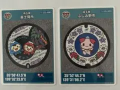富士見市・ふじみ野市 マンホールカード2枚セット