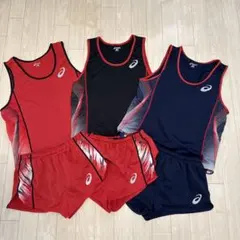 asics 陸上ユニフォーム【上下3点セット】