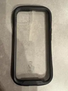 iPhone用ケース 透明 ブラック iface iphone14用