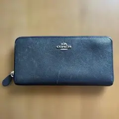 COACH ブラックレザー 長財布
