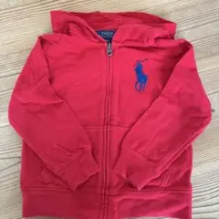 Polo Ralph Lauren 赤 パーカー 4/4T
