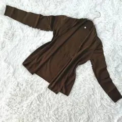 美品❗️綿100%【無印良品】レディースカーディガン コンパクト収納 伸縮素材