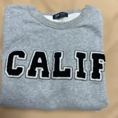 BEAMS HEART CALIF刺繍スウェット Mサイズ グレー