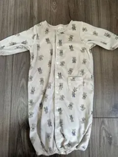 petit main クマ柄ロンパース F (50-70)