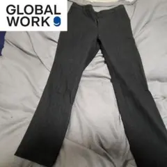 GLOBAL WORK スラックス Mサイズ ダークグレー