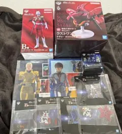 一番くじ　ガンダム　B賞シャア、ラストワン賞サザビーフィギュア、下位賞セット