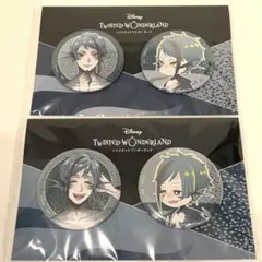 ツイステ展 缶バッジセット 7章実装SSRカード ジェイド フロイド セット