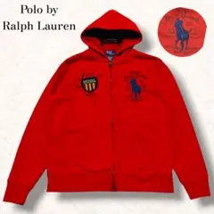 大人気 y2k ラルフローレン ビッグポニー EU企画 ジップアップパーカー