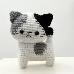 可愛い❤️82 あみぐるみキット サバトラ猫 大人気❣️おすすめ