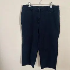 値下げ歓迎⭐️ SAG HARBOR 【XL】ストレッチパンツ ネイビー 丈短め
