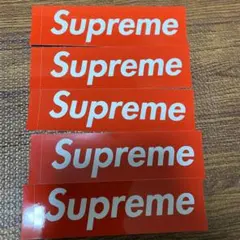 Supreme ロゴステッカー 5枚セット