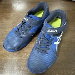 お値下げ中❗️アシックス　キッズ　レーザービーム　ネイビー スニーカー　21cm