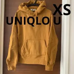 UNIQLO UスウェットプルパーカXS /マスタード裏起毛