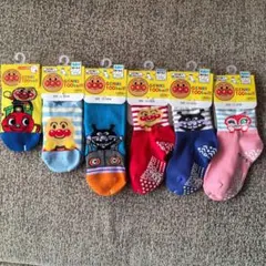 キッズ靴下 アンパンマンソックス6足12cm〜15cm