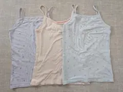 【120】キャミソール肌着　３枚セット