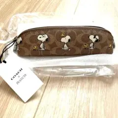 COACH x PEANUTS スヌーピー 筆箱