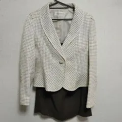 東京スタイル　COLIENU　カジュアルスーツ 11号 ツイード セットアップ