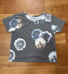 MURUA 花柄 半袖 Tシャツ グレー フリーサイズのサムネイル