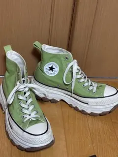 CONVERSE ALLSTAR ハイカット HI グリーン 緑 厚底
