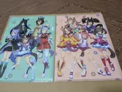 ウマ娘クリアファイル　ジャックインザドーナツコラボ特典クリアファイル　2枚セット