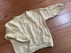 ZARA トレーナー 淡い黄色 100cm