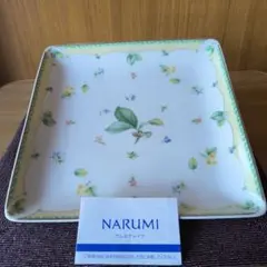 NARUMI ボーンチャイナ角皿 直径27センチ